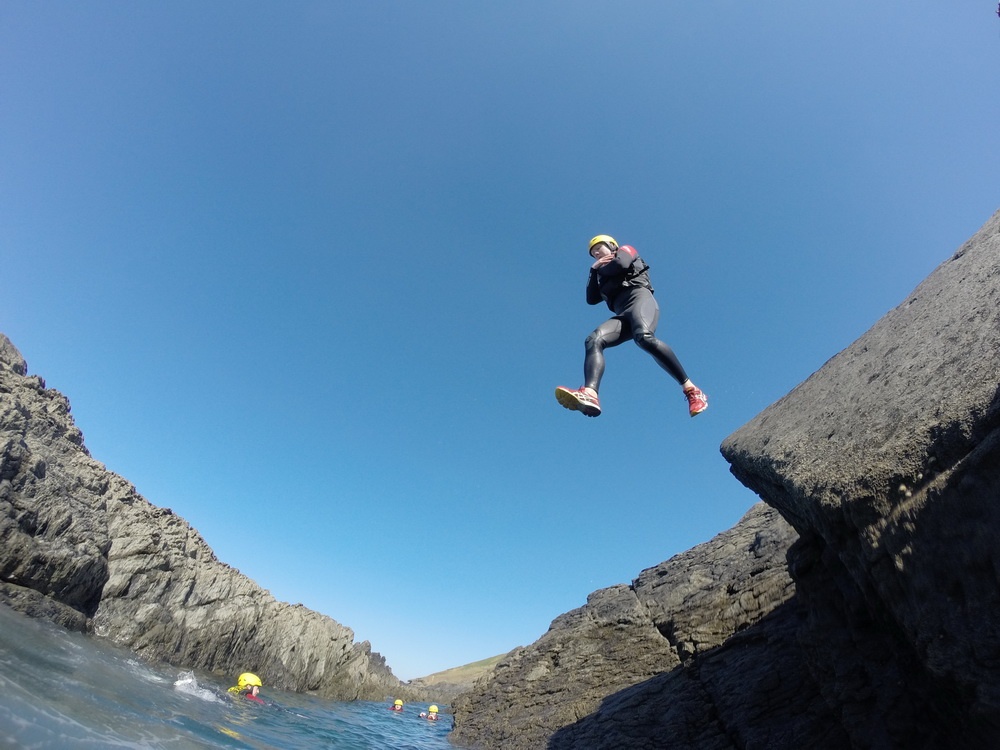 Discover Coasteering Trips at Croyde Bay, North Devon