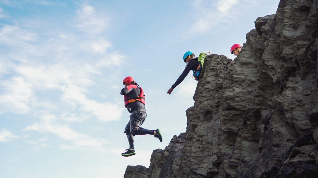 Coasteering Croyde, North Devon