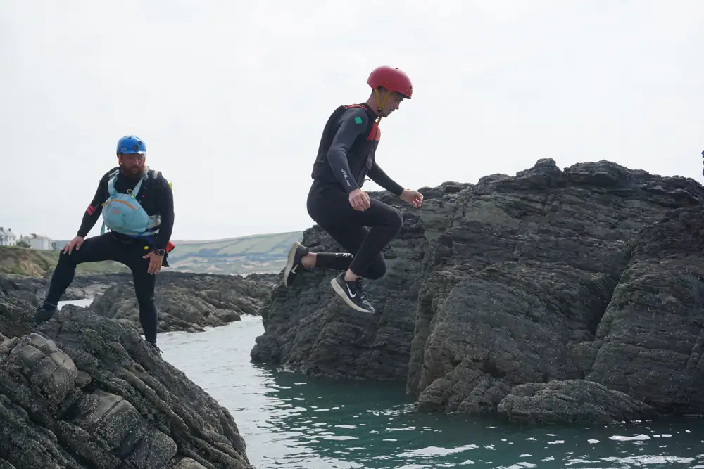 coasteering with coastline sports in north devon