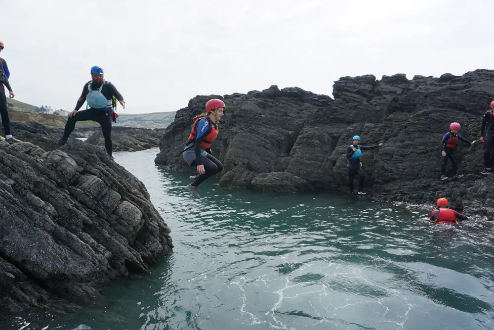 coasteering with coastline sports in north devon