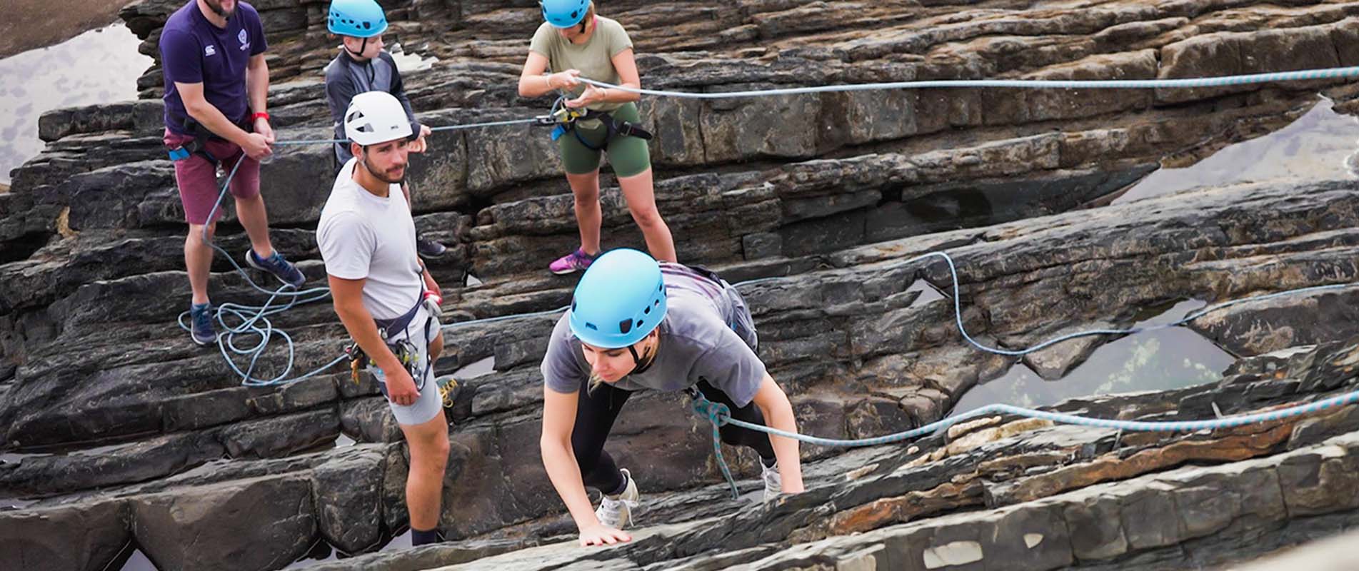Climbing Croyde, North Devon