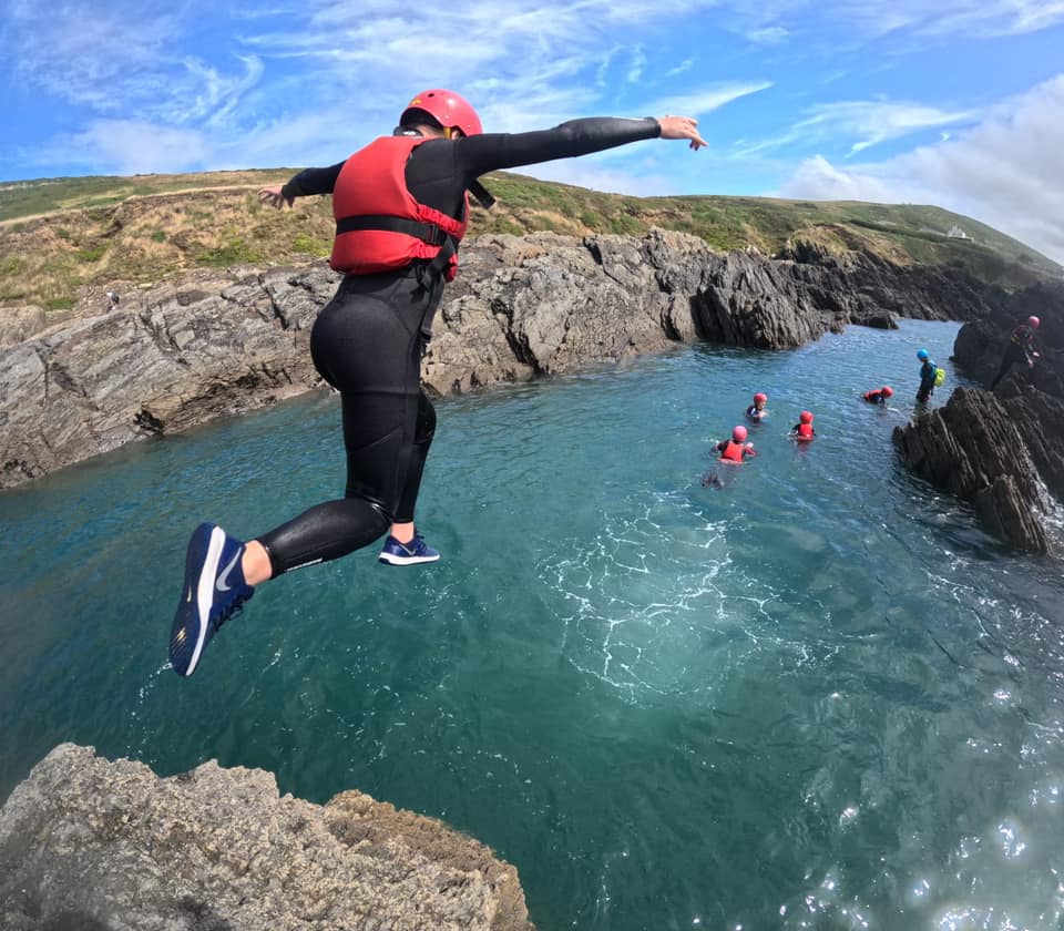 Coasteering for Stag and Hen Parties in North Devon