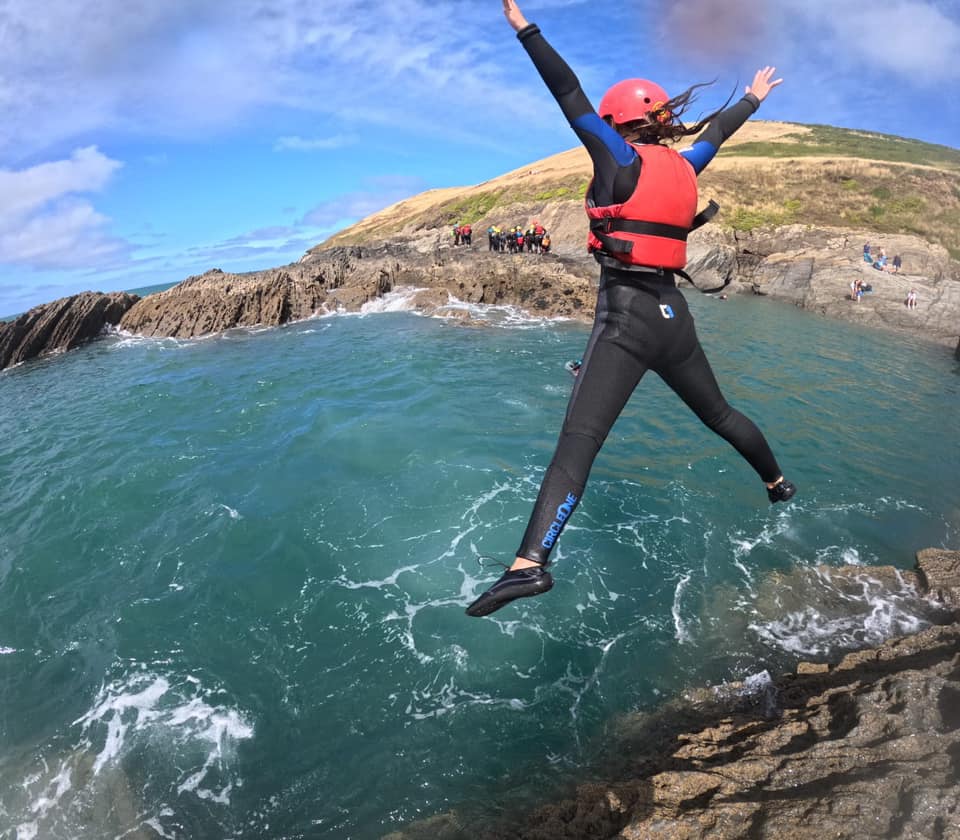 Coasteering at Croyde Bay