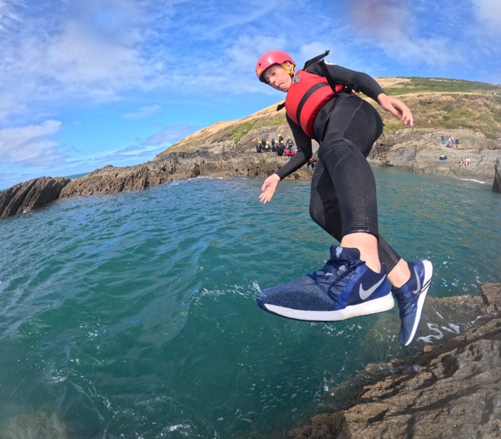 Coasteering for Families at Croyde Bay