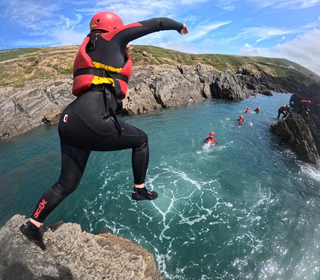 Coasteering for Families at Croyde Bay