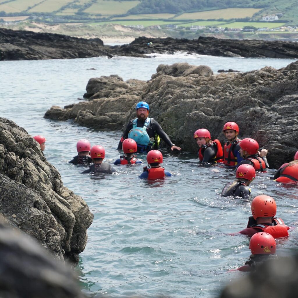 Coasteering for Groups at Baggy Point, Croyde Bay