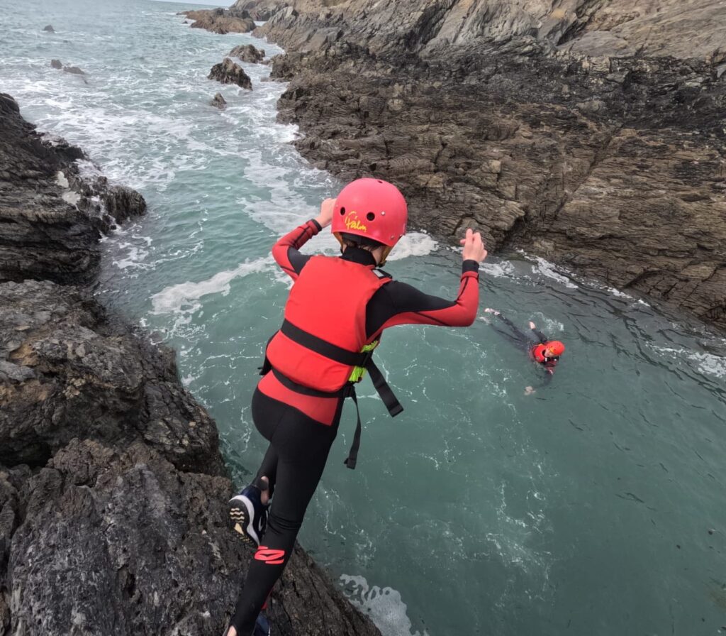 Coasteering for Groups at Baggy Point, Croyde Bay
