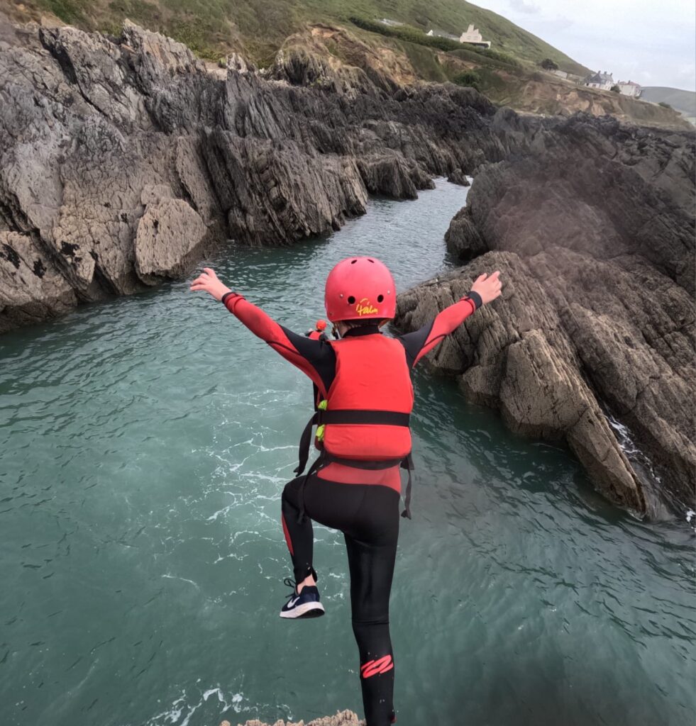 Coasteering for Groups at Baggy Point, Croyde Bay