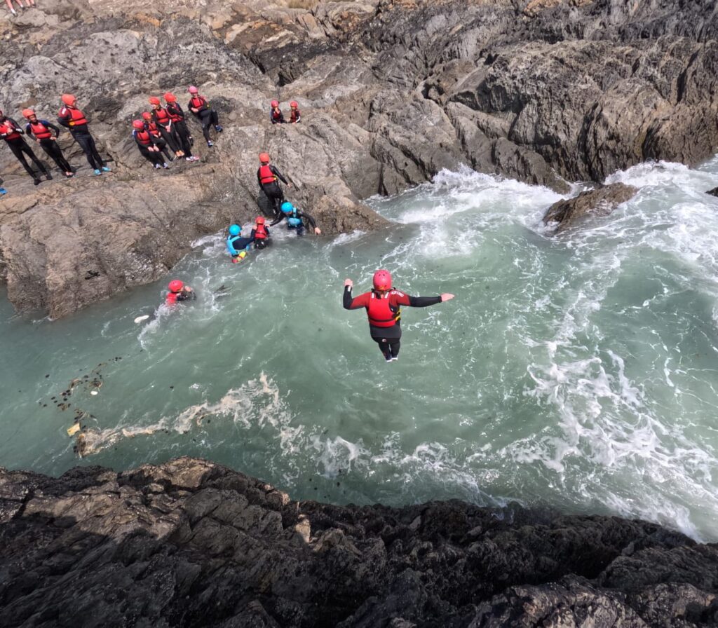 Coasteering for Groups at Baggy Point, Croyde Bay