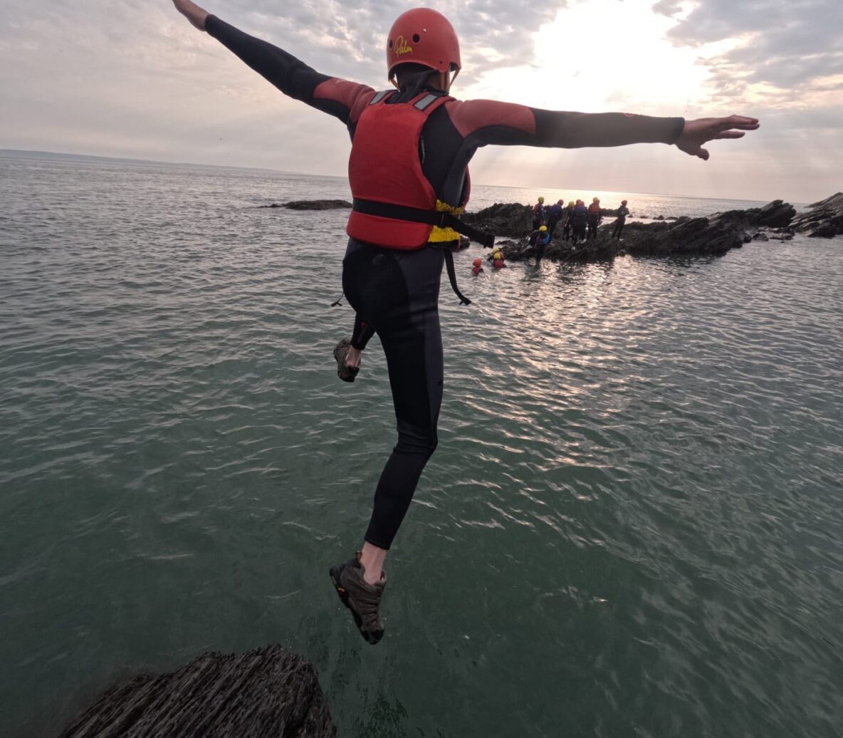 Coasteering Trips at Croyde Bay. North Devon